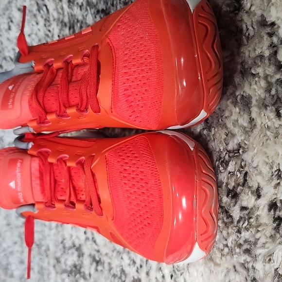 Adidas Women Bright Red Sneakers - Picture 1 of 7